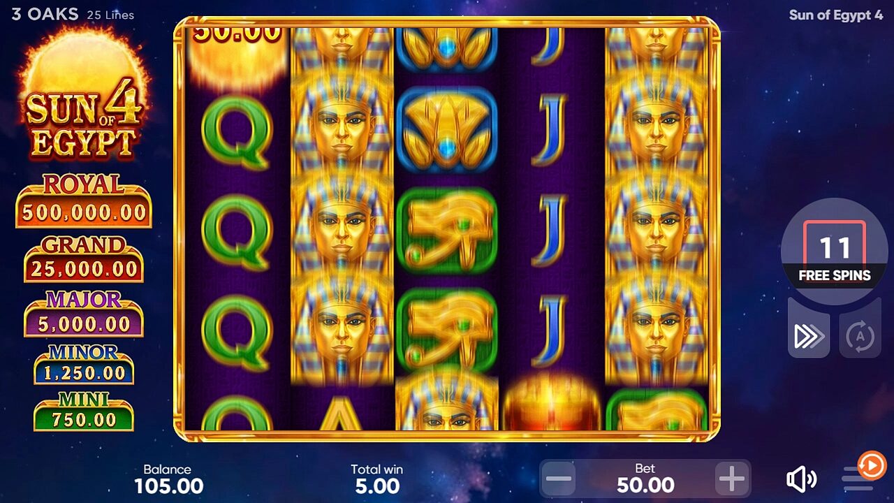 Sun of Egypt 4: de free spins met Boost en Mystery