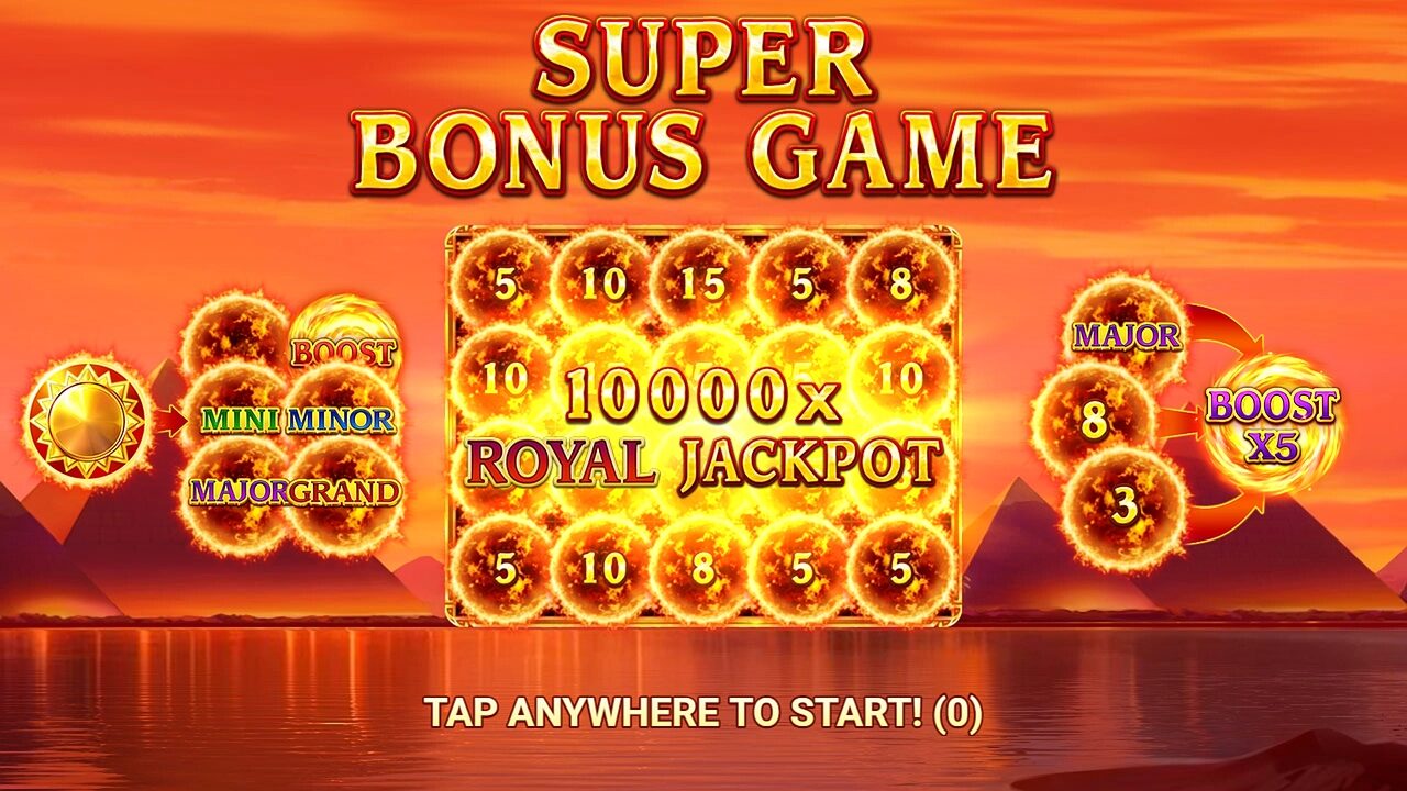 Sun of Egypt 4: het Super Bonus-niveau en de jackpotladder