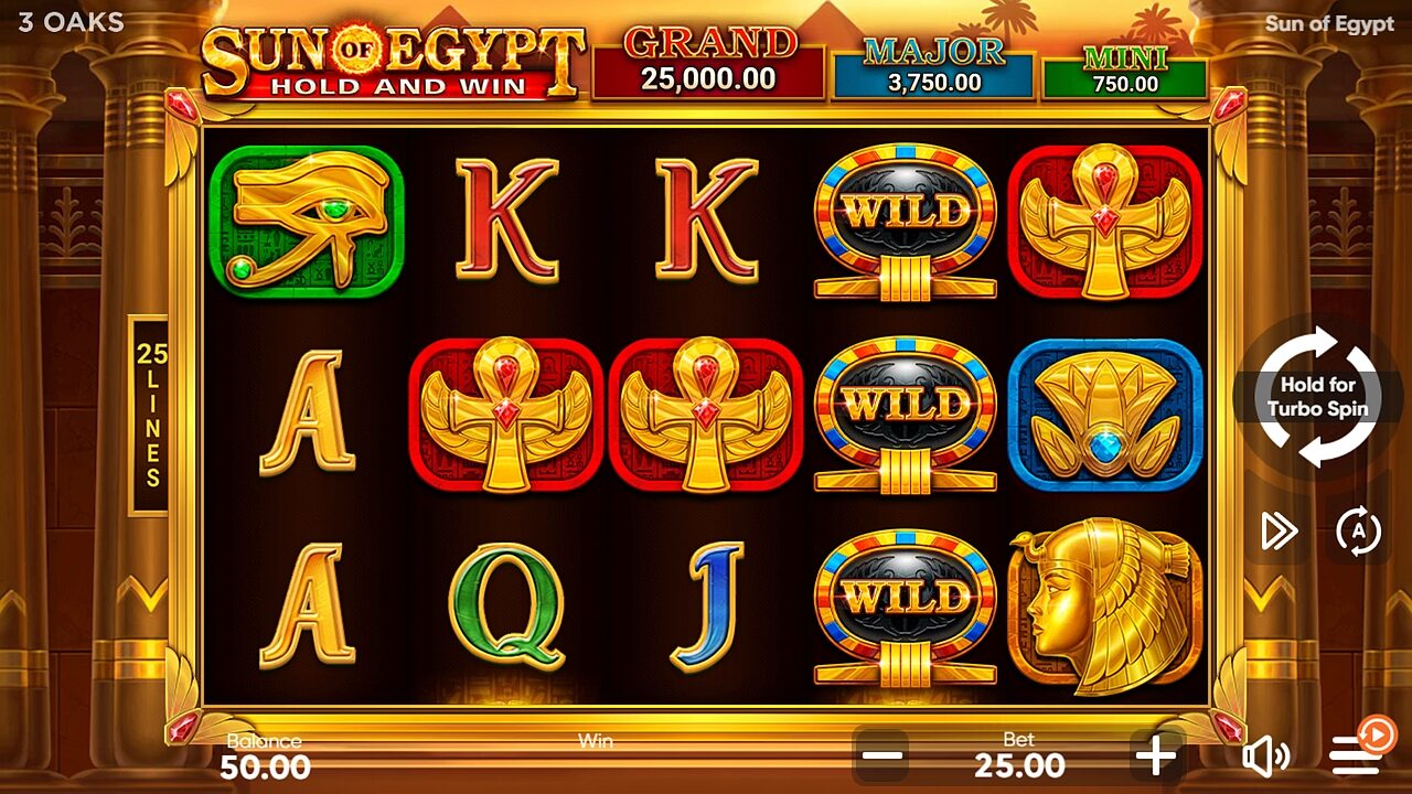 Sun of Egypt: het basisspel van het eerste deel